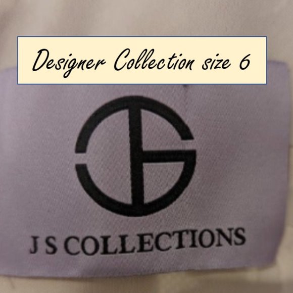 Designer JS Collections Lace Midi Evening Dress & Matching Earrings - Picture 6 of 14